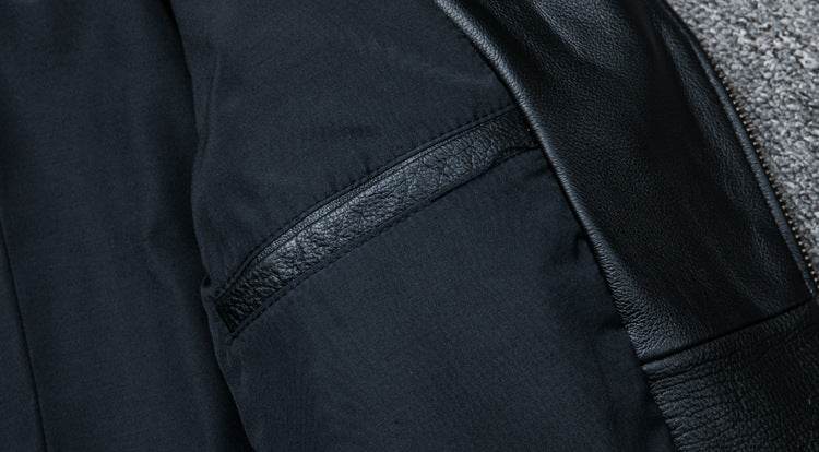 Pure Cowhide Biker's Leather Jacket - Velora