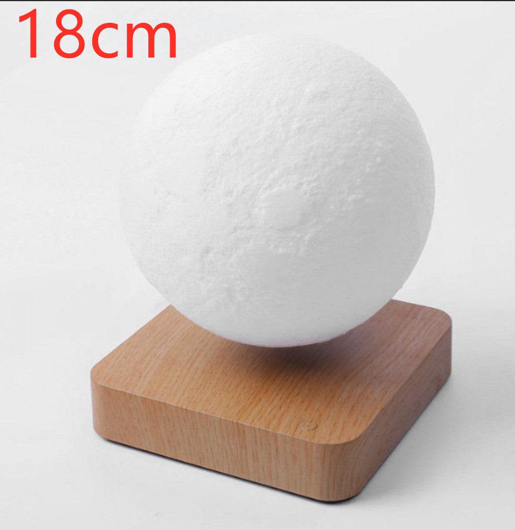 Magnetic Levitation Table Lamp Moon Light 3D Printing Planet Night Light - Velora