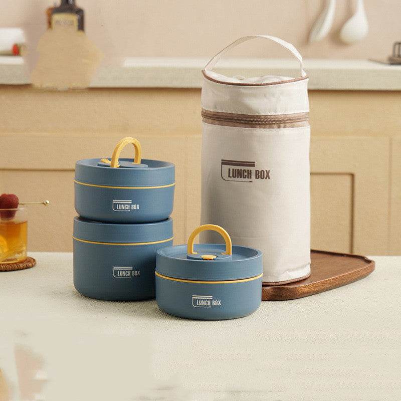 Portable Insulated Work Lunch Box and Canvas Lunch Bag - Velora