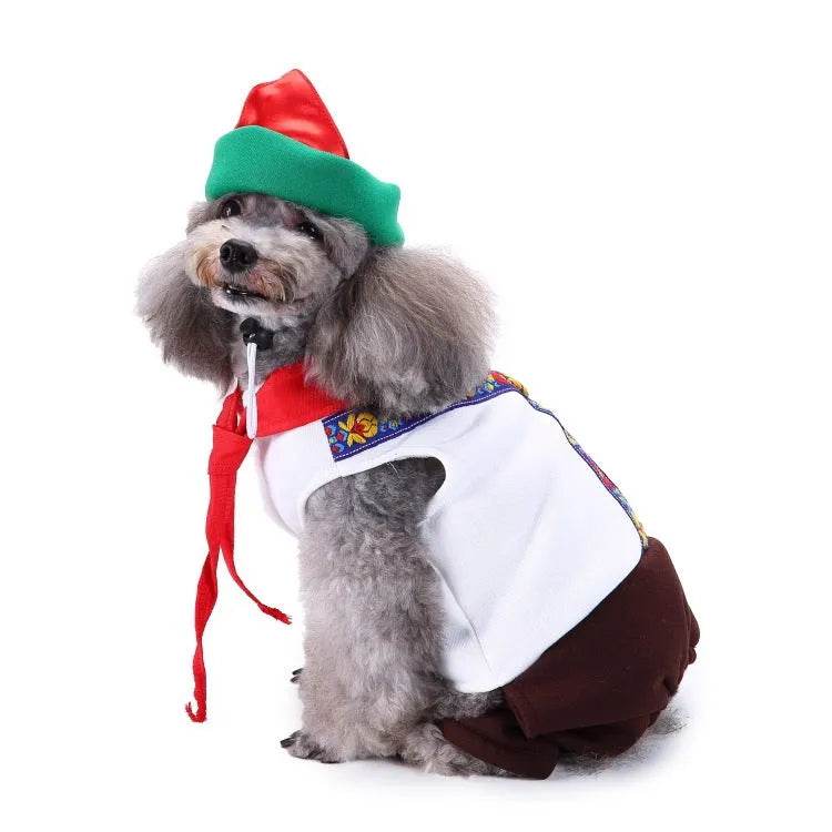 Dog supplies pet christmas clothes - Velora