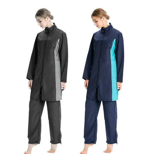 ArabSwimsuit Southeast Asia Hui Conservative Three-piece Suit Sportswear Swimming Suit - Velora