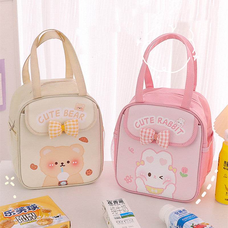 Portable Kids Preschool Cute Cartoon Lunch Bag - Velora