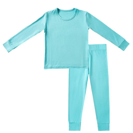 Rain - Long Sleeve/Pant Set Bamboo Sleep + Play Matching Set - Velora