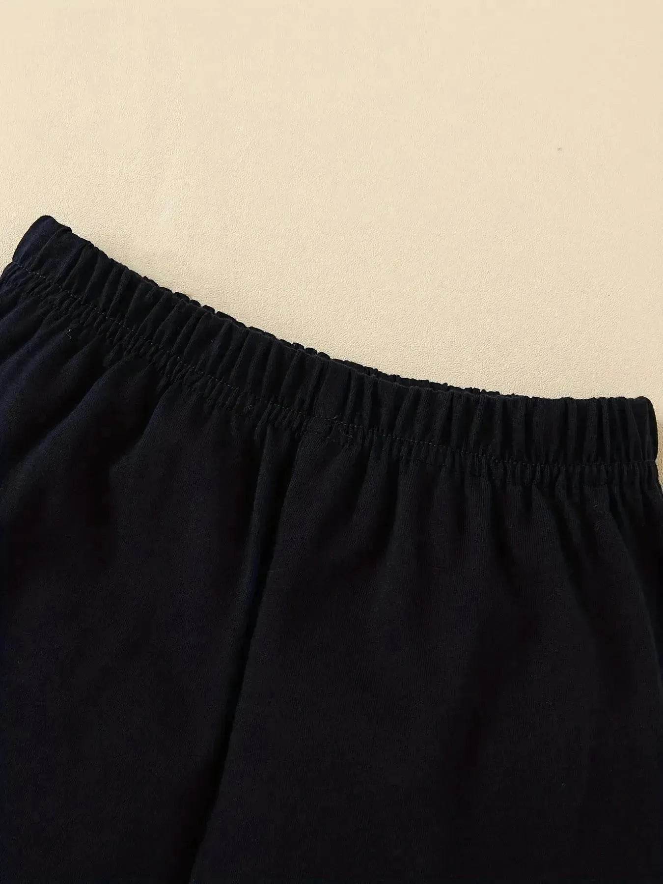 Summer Trendy Boys Letter Fist Print Sleeveless Casual Pants Suit Sleeveless two piece for boys Daddy and me outfit - Velora