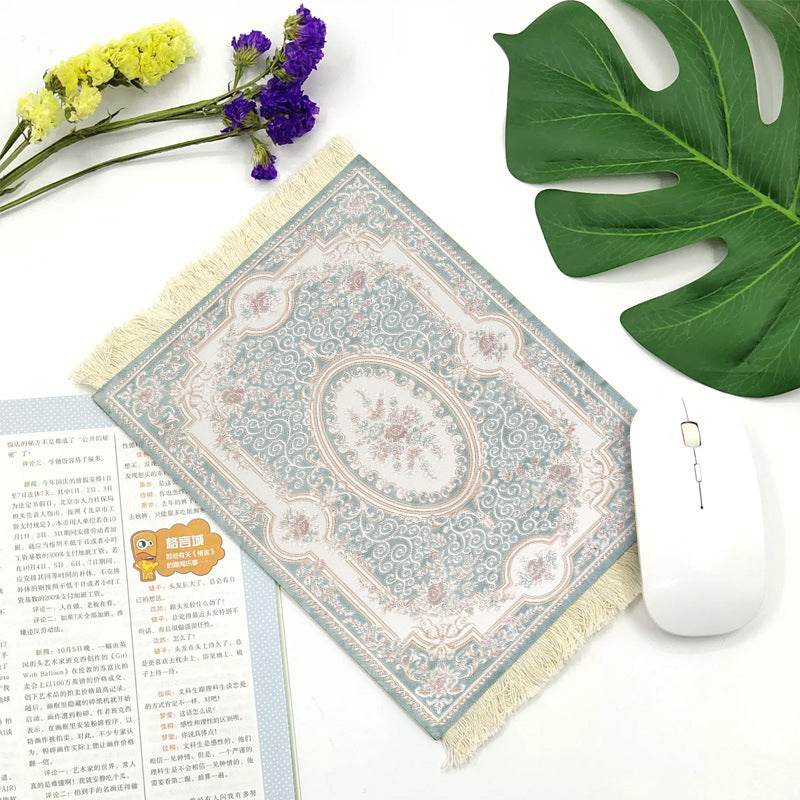 Office mouse pad, Suede fringe mouse pad Hot rubber Bohemian style - Velora