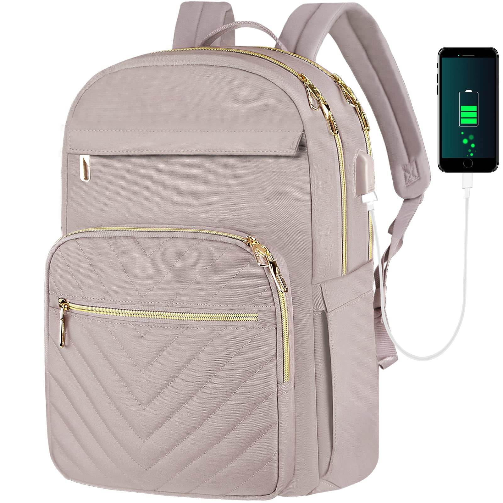 Plain Large Capacity College and High School Backpack - Velora