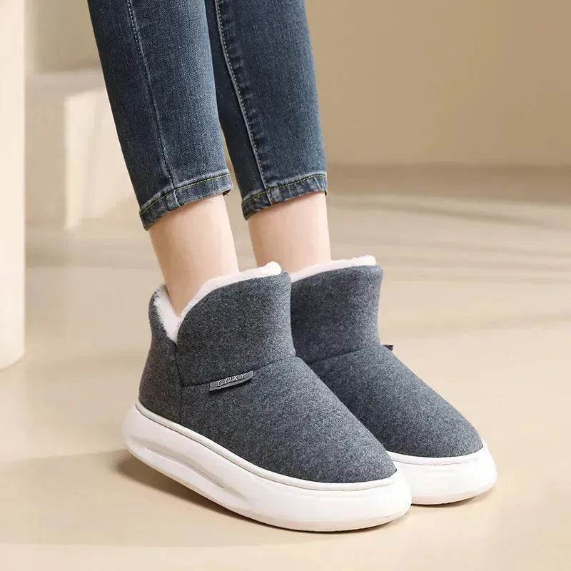 Winter Cotton Slippers Thick Casual Thick - Velora