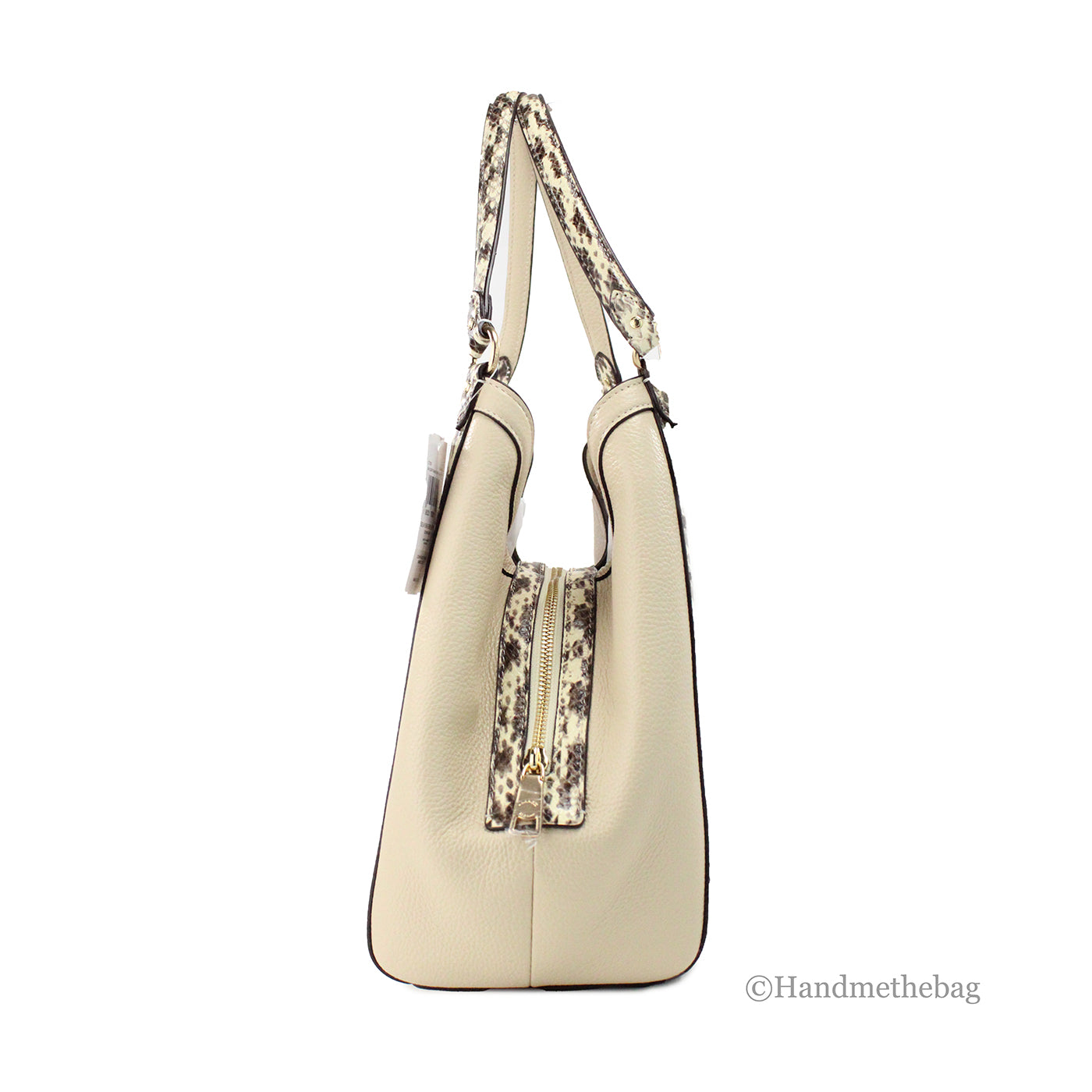 Coach Kristy Elegance Leather Triple Section Bag