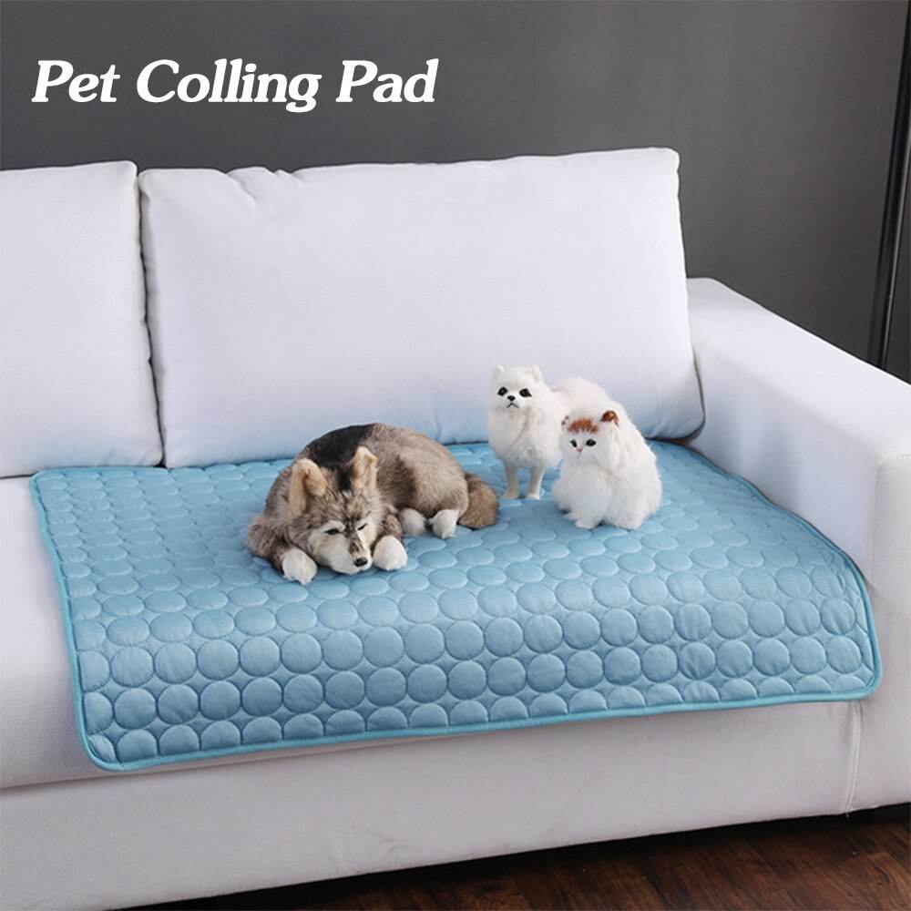 Pet Dog Cat Ice Silk Cold Nest Pad For Cooling In Summer - Velora