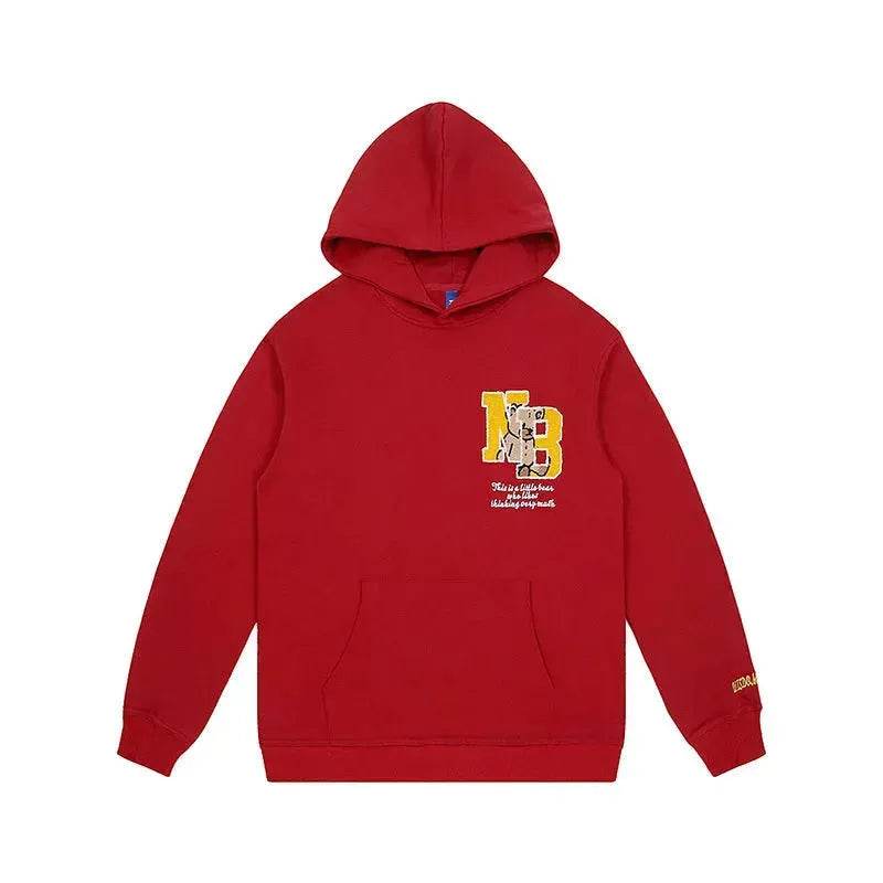 Casual Fall Unisex Oversized Hoodie Pullover sweatshirts Street style - Velora