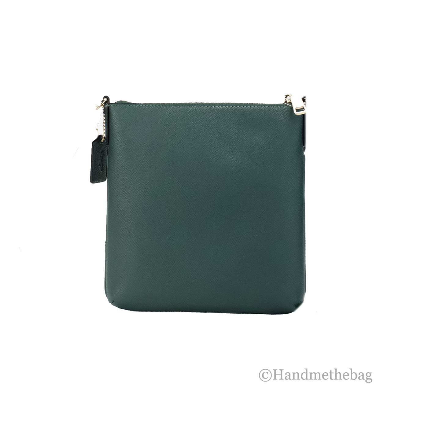 Coach Rowan Miniature Dark Pine Leather Satchel