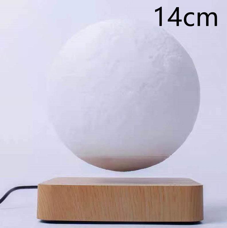 Magnetic Levitation Table Lamp Moon Light 3D Printing Planet Night Light - Velora