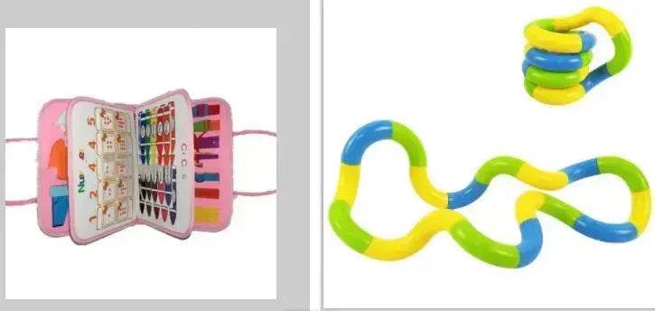 New Busy Book Children's Busy Board Dressing And Buttoning Learning Baby Early Education Preschool Sensory Learning Toy - Velora