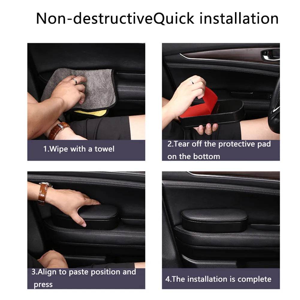 Universal Left Door Car Elbow Rest Pad Armrest support - Velora