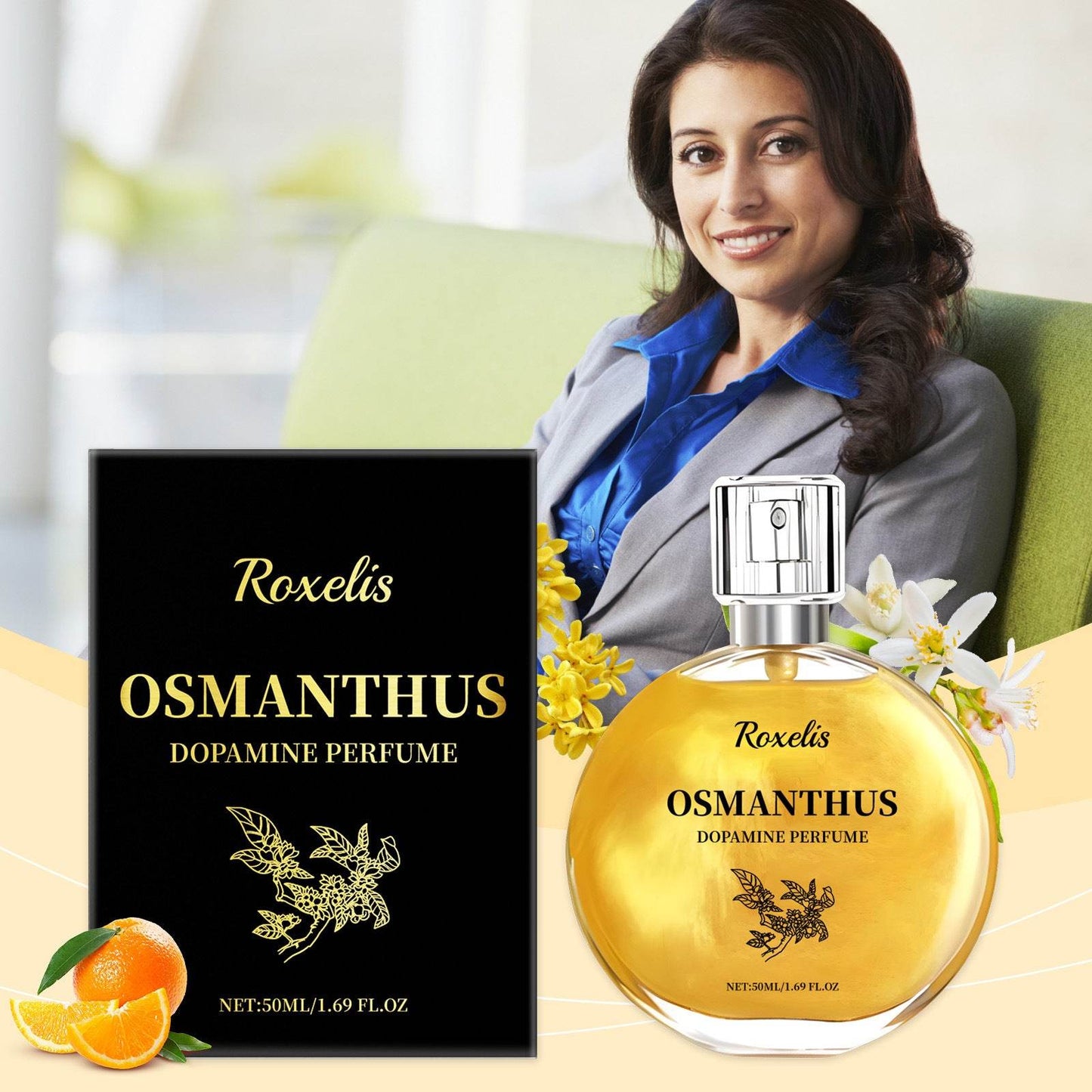 ROXELIS Osmanthus DopamineGilding Perfume Spray Long-lasting Light Perfume - Velora