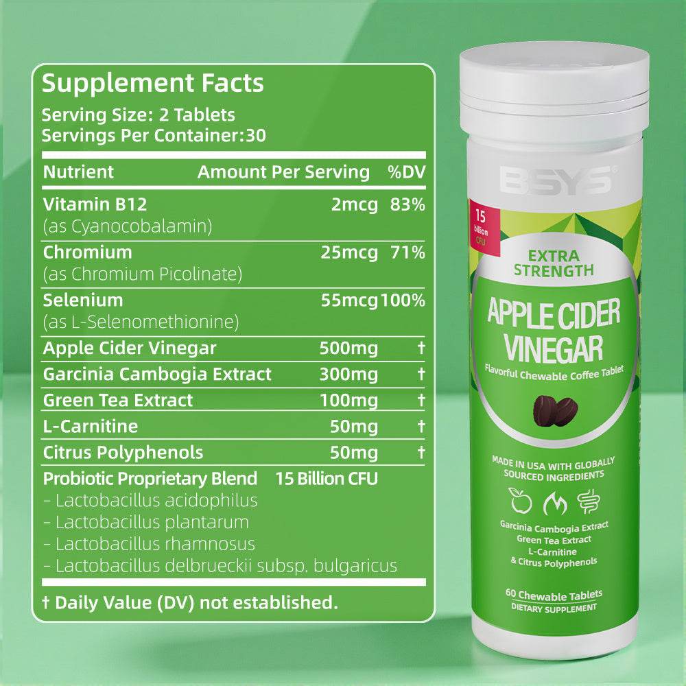 BSYS ACV Coffee Flavor These Chews Are A Game Changer Skip The Harsh ACV Taste Get All The Benefits With A Smooth Roasty Coffee Kick WellnessWins CoffeeLoversEssential - Velora