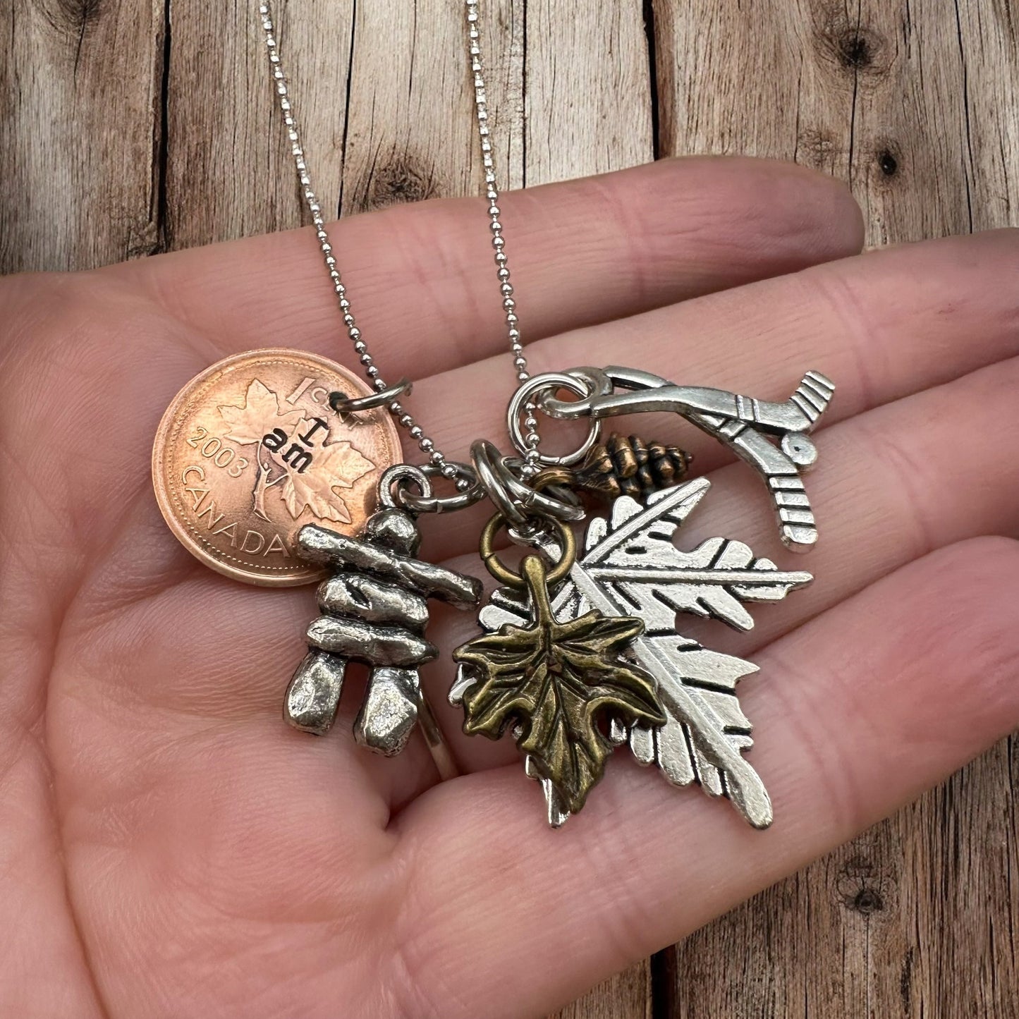 I AM CANADIAN Penny Necklace - Velora