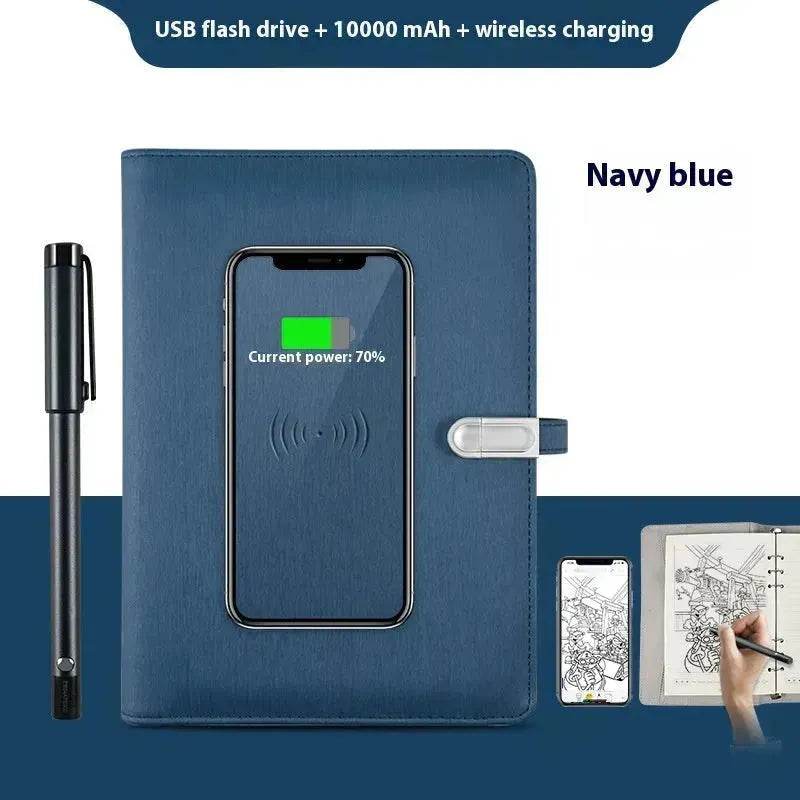 Handwriting Paper Screen Synchronization Smart Fingerprint Lock A5 Notebook - Velora