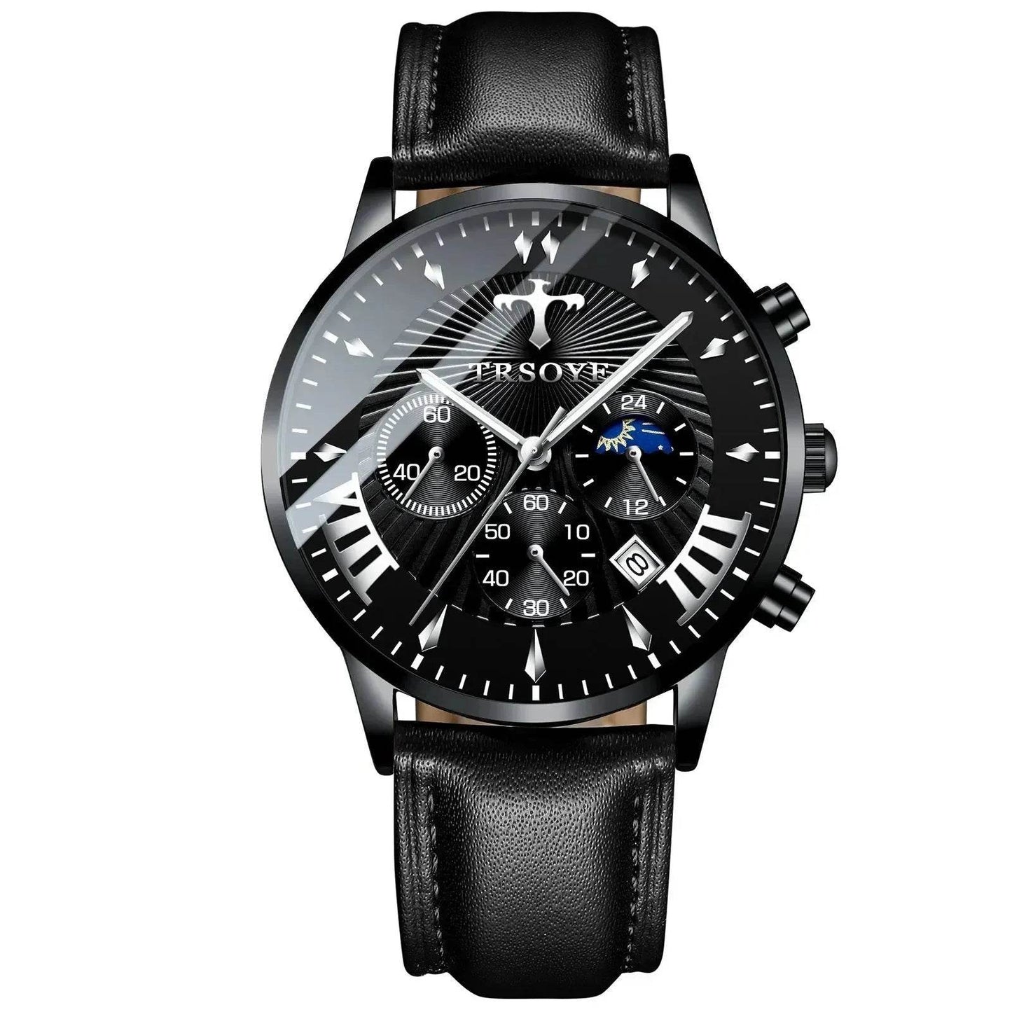 Business Quartz Watch Leisure Calendar Men's Luminous Waterproof Watch - Velora