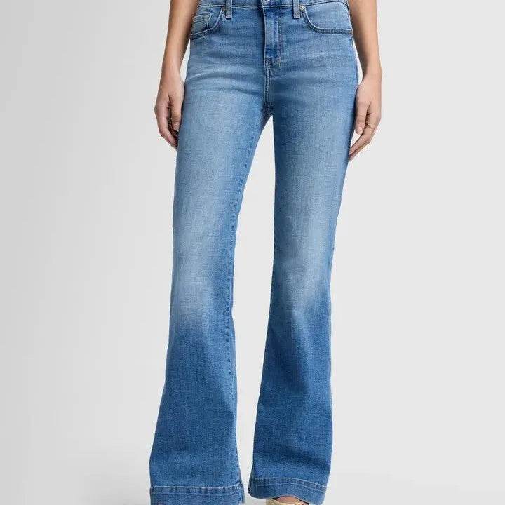Retro Hip Lifting Stretch Bootcut Jeans Pants women - Velora