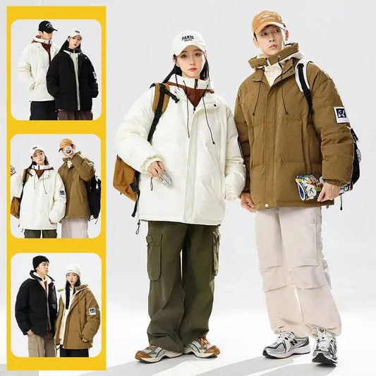 Street Hip pop style Thick Oversized Duck Down Jacket Unisex - Velora
