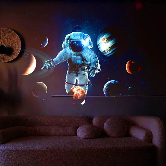 6in1 Night Light Rotating Galaxy Starry Bedroom Projector Decor Lamp - Velora