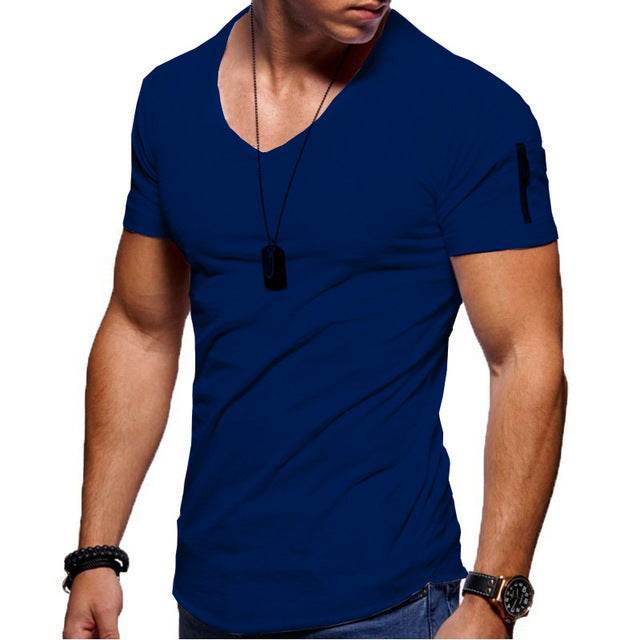 Men's Short Sleeve Cotton Casual Polo T shirt