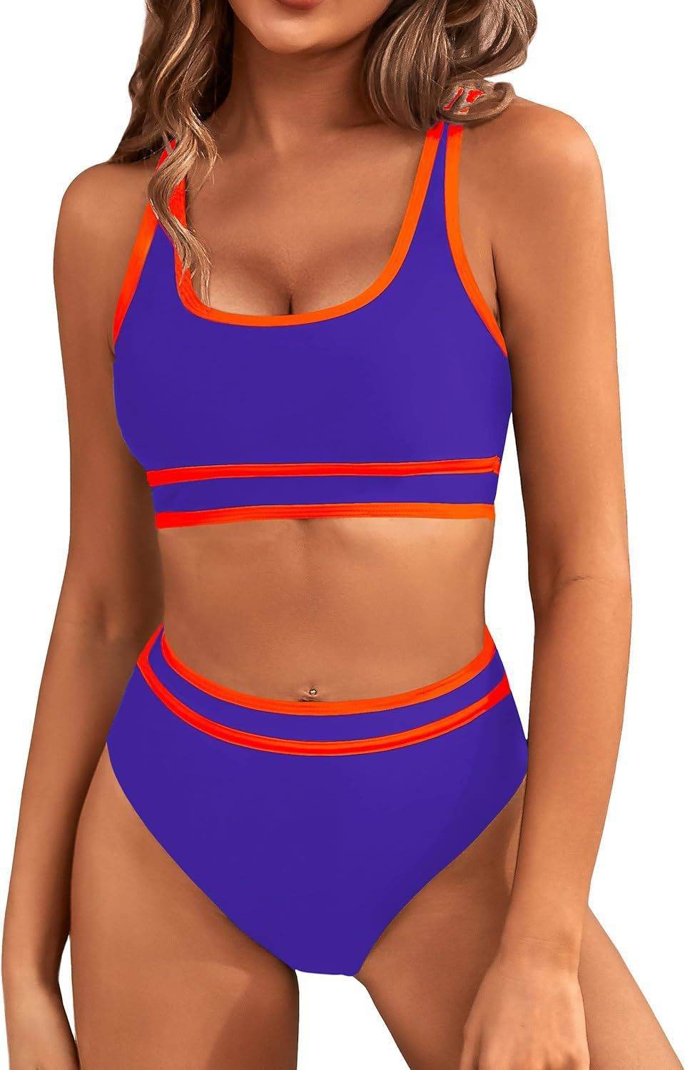 Bikini Tight-fitting Solid Color Swimsuit For Women - Velora