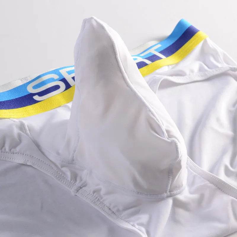 Silk Quick dry Breathable Ball sack Briefs with Pouch underwear men. - Velora