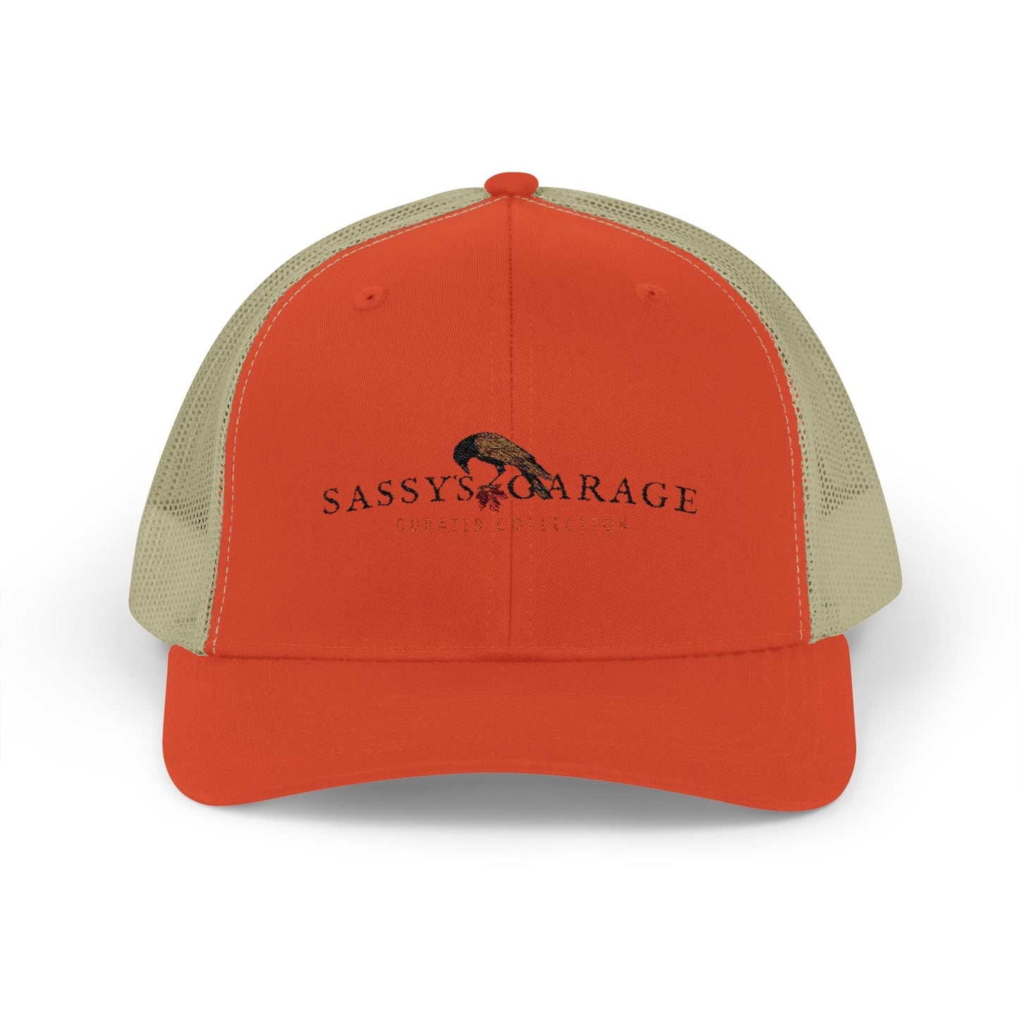 Sassy's Garage Snapback Trucker Cap | Casual Style Hat for Everyday Wear, Outdoor Adventures, Fun Fashion Statement - Velora