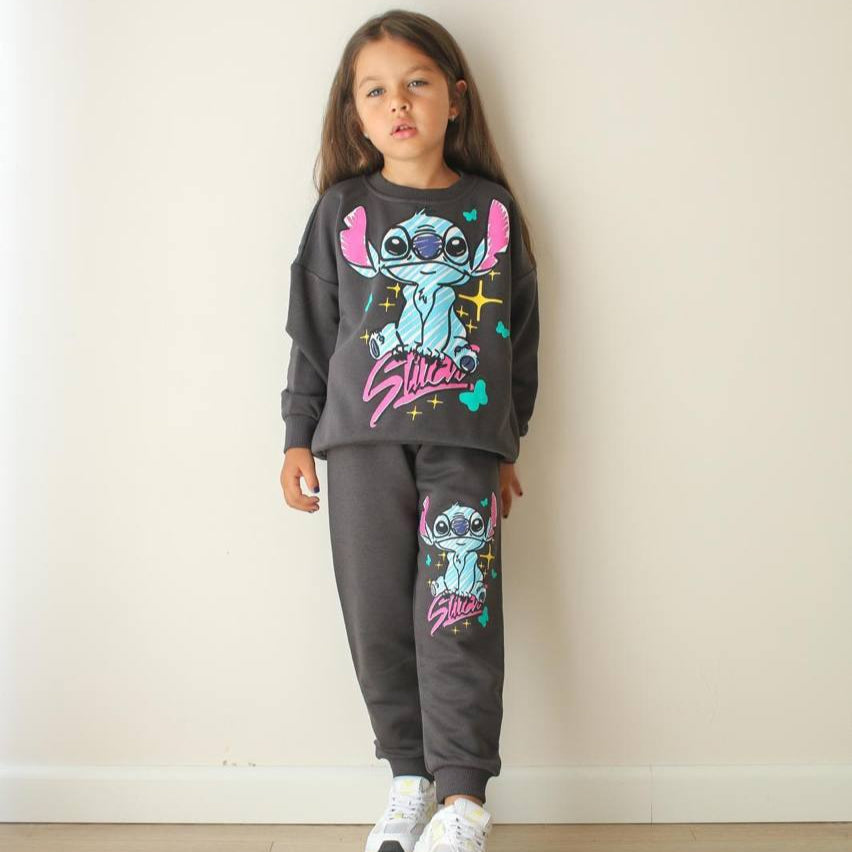 Furry Colors Girls Joggers Set