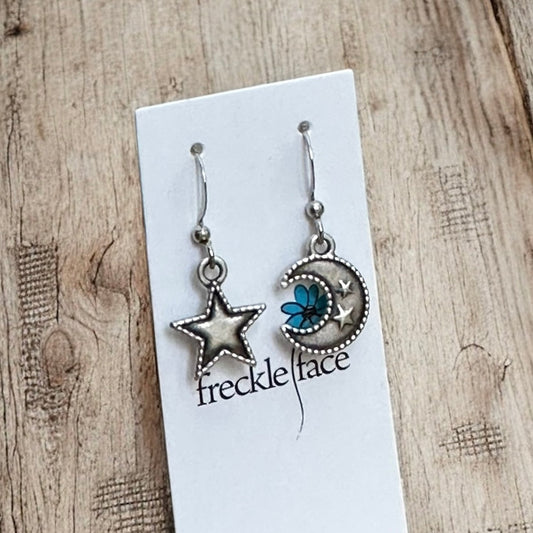 Mixed Moon & Star Earrings - Velora