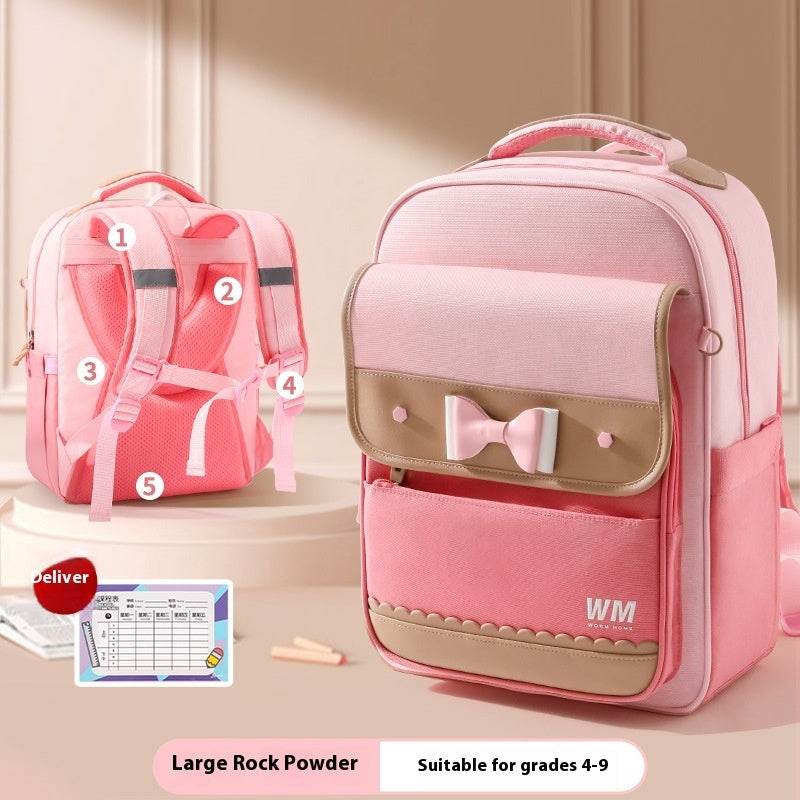 Children's Backpack For Grade Portable Burden Alleviation - Velora