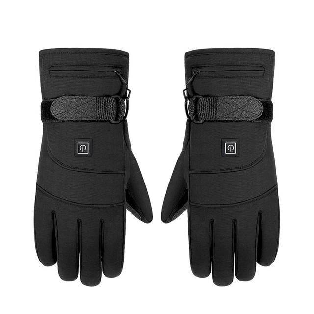 Winter Electric Heated Gloves Motorcycle Touch Screen Gloves - Velora