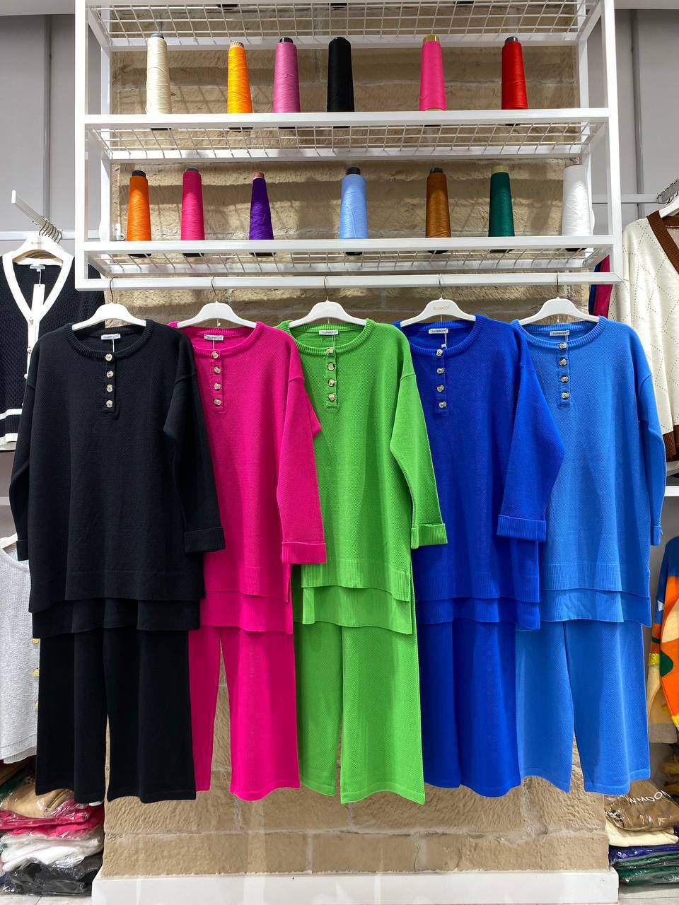 Buttoned 2-piece Co-ord Set - Velora