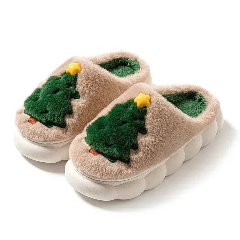 Christmas Tree Women's Home Slippers - Velora