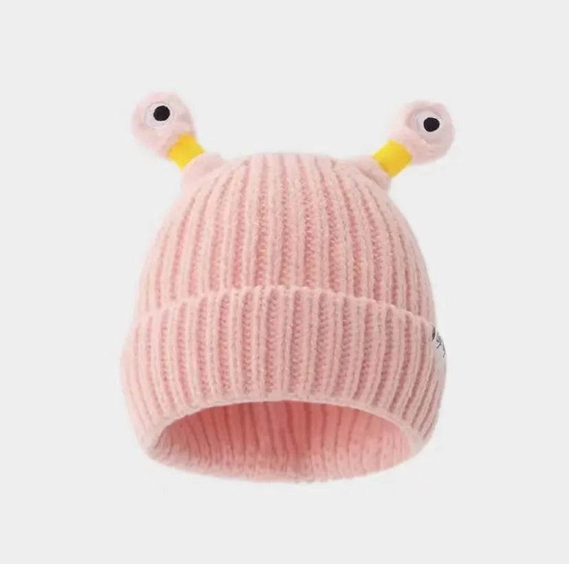 New Cute Luminous Fall Winter Warm Ear Protection Wool Cartoon All-matching Knitted Beanie Hat