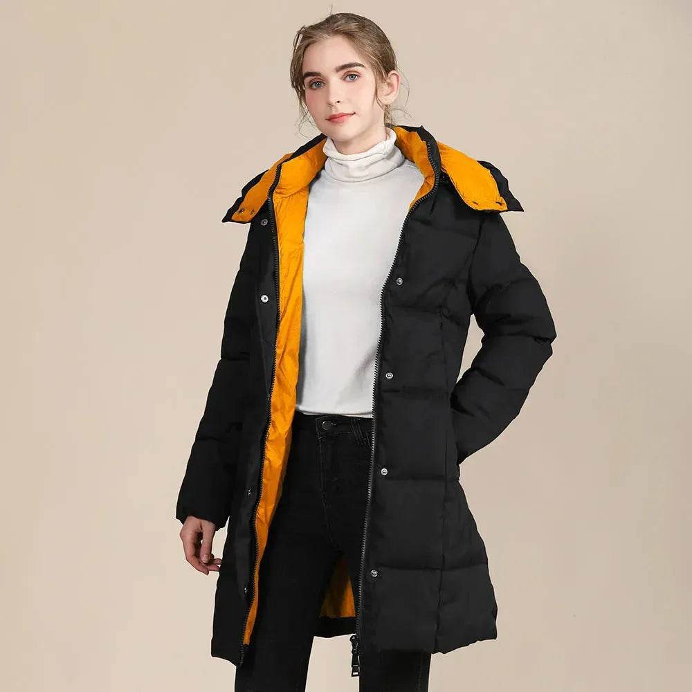 Unisex Hooded Winter Long Puffer coat - Velora