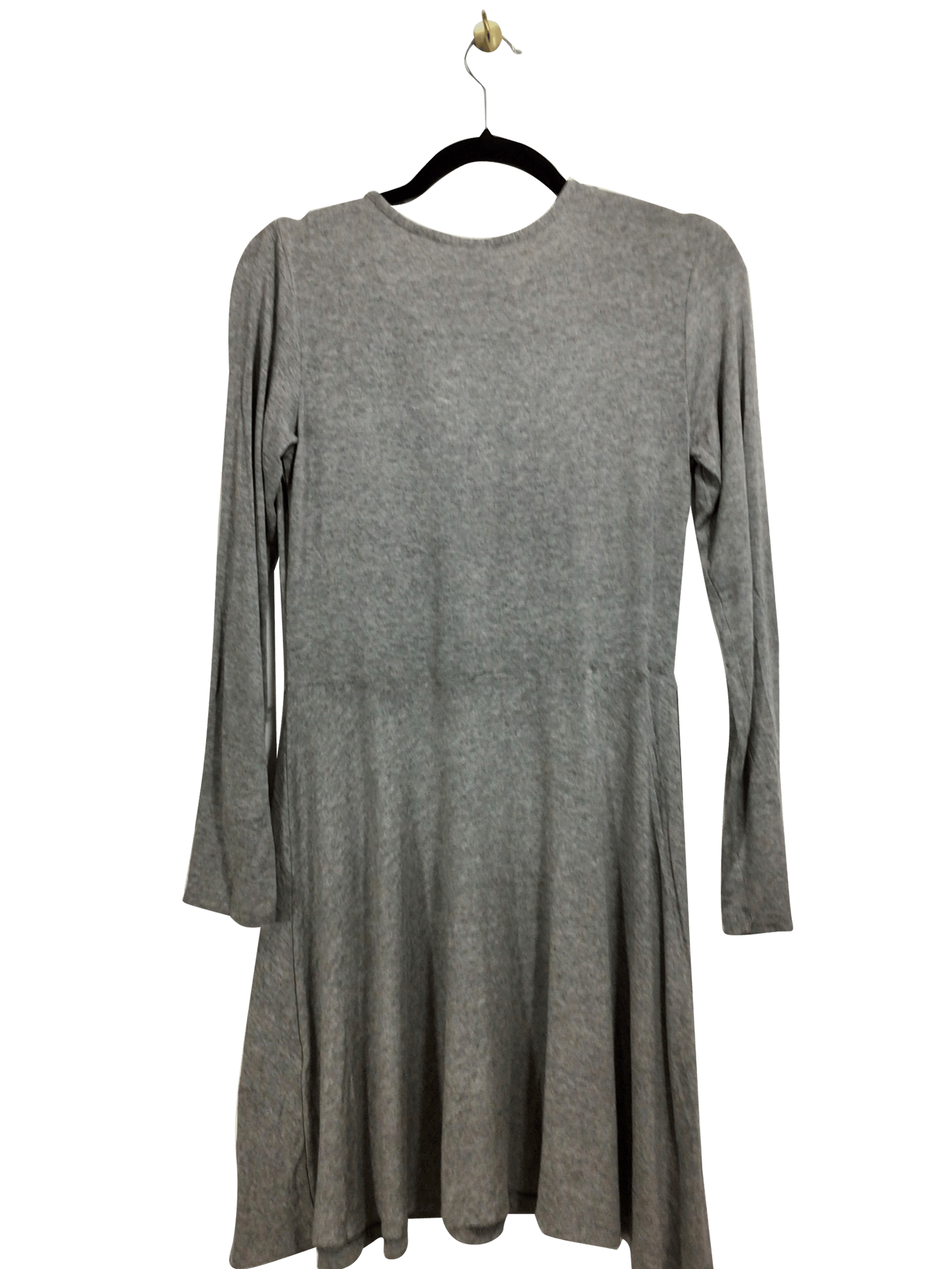 H&M Regular fit Midi Dress in Gray - 10 - Velora