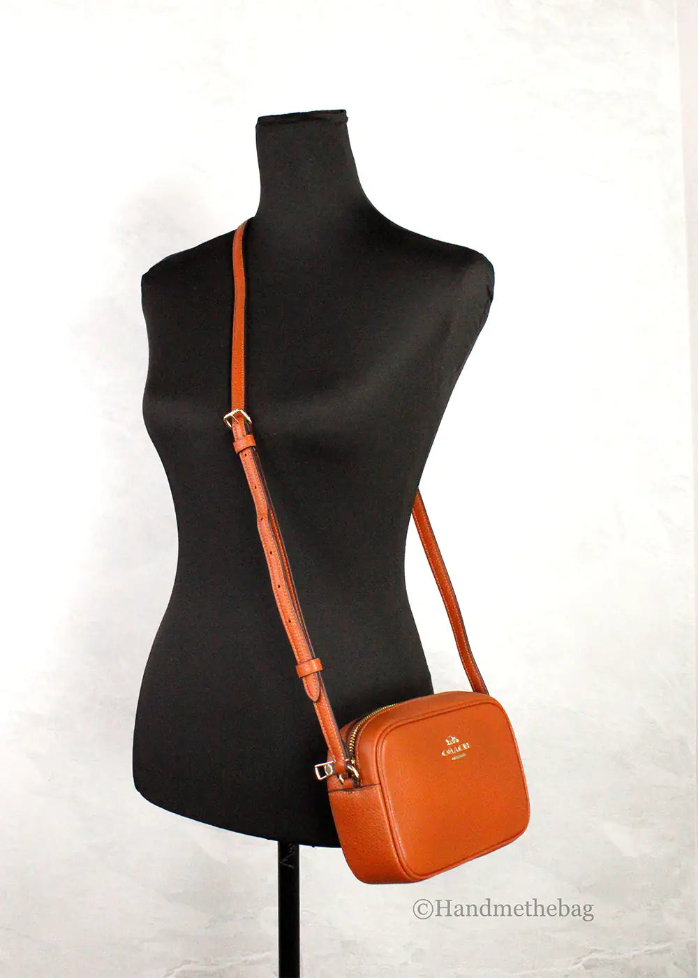 Coach Jamie Mini Sunset Leather Camera Crossbody Bag