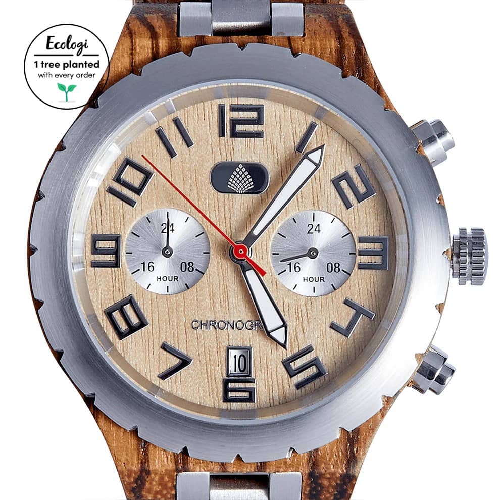 The Sandalwood: Wood Watch for Men - Velora Luxury Fashion