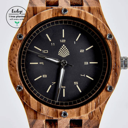 The Yew: Wood Watch for Men - Velora Luxury Fashion