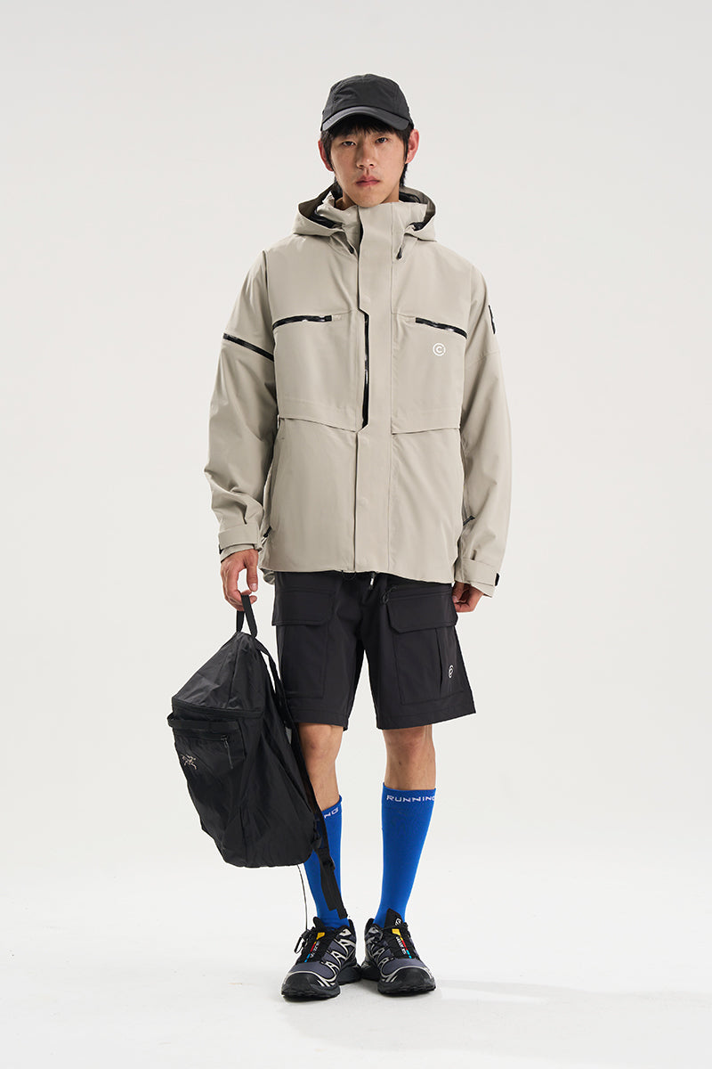 Forest Unisex Windbreaker Jacket - Velora