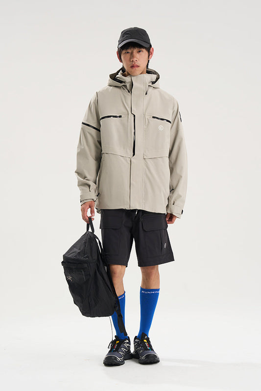 Forest Unisex Windbreaker Jacket - Velora