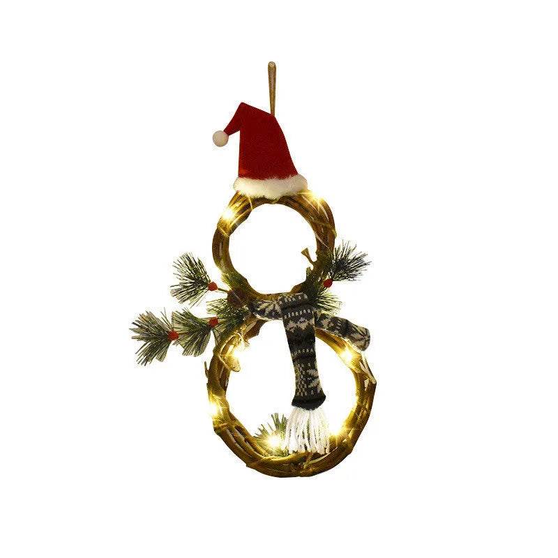 Christmas Decorations Christmas Lights Decoration Vine Circle - Velora
