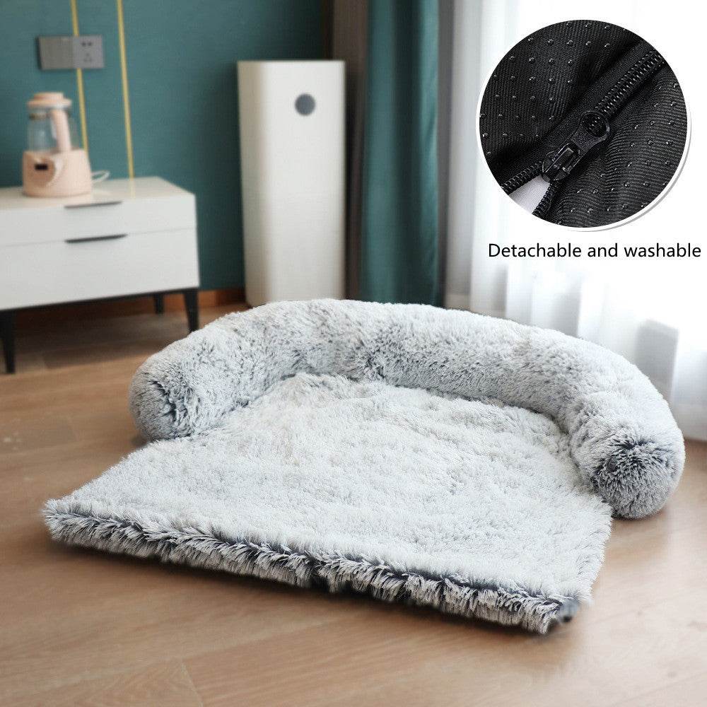 Removable Pet bed Mat Sofa Dog Bed Plush Pet Bed - Velora