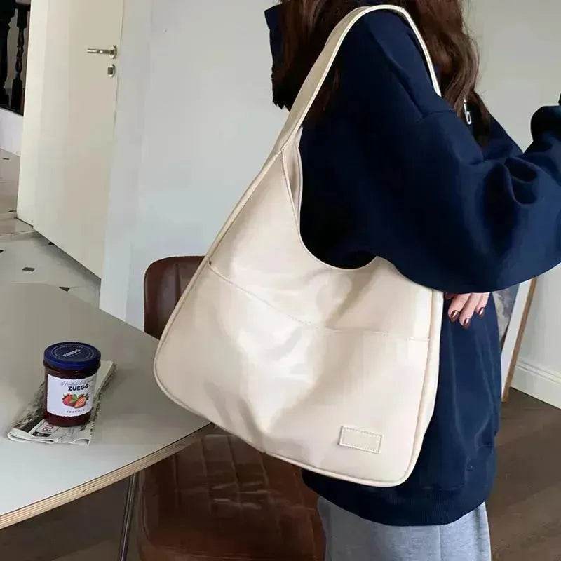 Fashion Tote Bag Large Capacity Casual Shoulder Bag Women's Commuting Handbag College Student - Velora