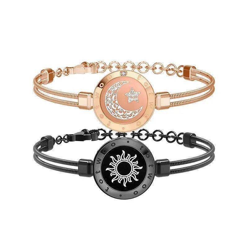 Lovers Sun-Moon Smart Sensing Couple Bracelet - Velora