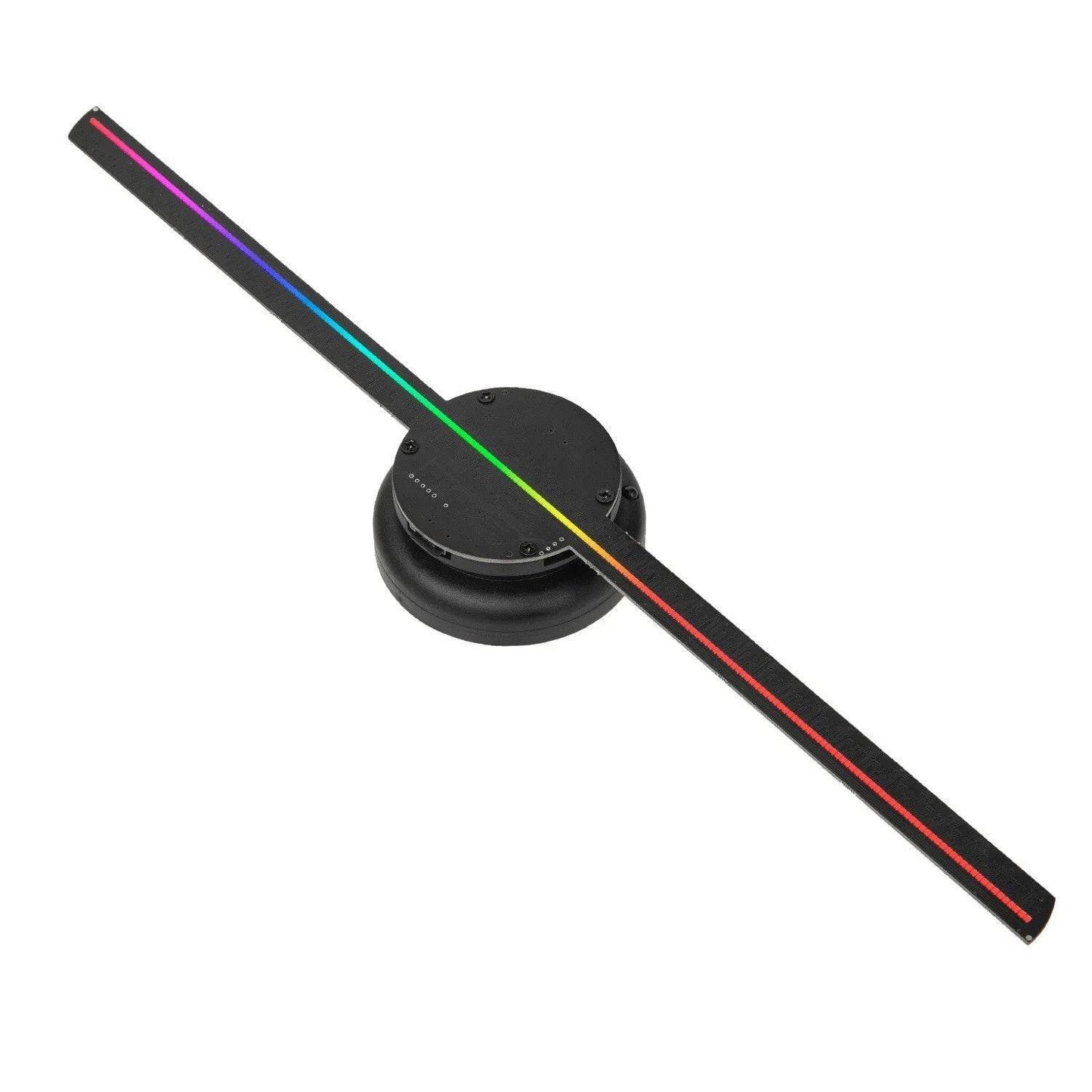 Led Luminous Sign Light Holographic Projector Diy Fan Screen Video Picture 3d Holographic Light Holiday Decoration - Velora