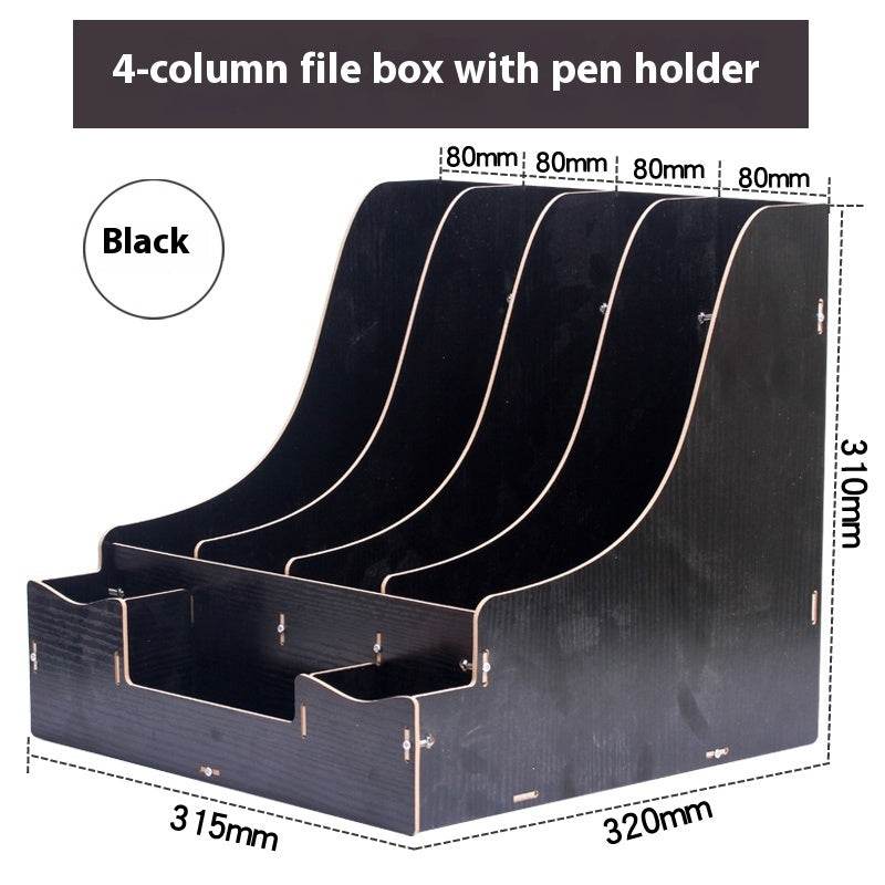 Minimalist Wooden Desk Organizer Office Table Organizer - Velora